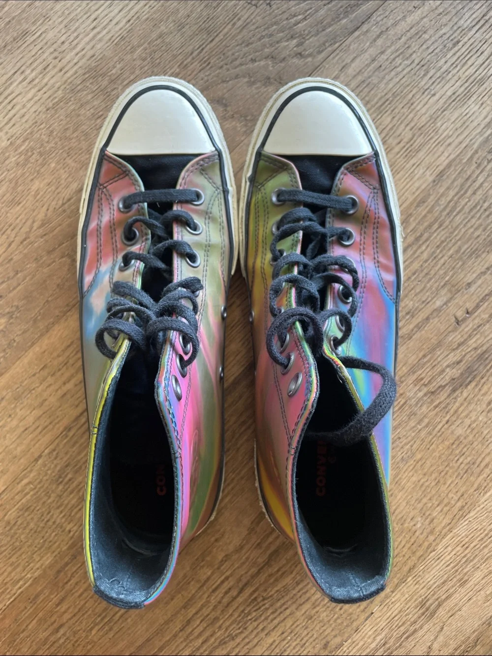 Converse Chuck Taylor All Star 70 Hi Spectrum Iridescent Size M 8.5/W 10